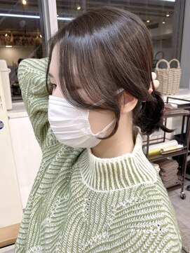 ミョンシル 【myonsil 山田】顔周りおくれ毛カット/結んでも可愛いスタイル