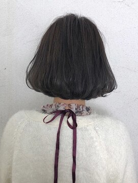 アース 三木店(HAIR & MAKE EARTH) 20代30代40代大人ショートボブｘ小顔アッシュグレージュ