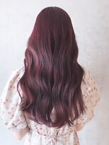 アルバム 渋谷パルコ(ALBUM) ピンクブラウンウェーブロング_グレージュカラーボブ_ba395122