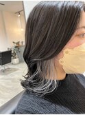 Earring Color × White Ash 〈 2Bleach ◯ 〉