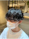 メンズマッシュ/波巻き/ツイストスパイラル