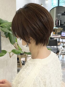 ザザ シンジュク(ZA/ZA shinjuku) 丸みショートボブ