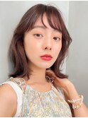 Aimee町田 外はねボブ×ピンクブラウン