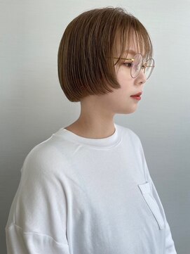 ガリカ 博多(Gallica) 【石河安奈】ぷつっとボブ/大人ショートボブ/オリーブカラー