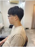 MEN'SHAIRアッシュブラックベリーショートダークアッシュ