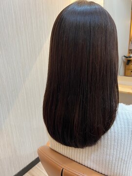 トランクゥイル(TranQuil) 大人かわいいショコラアッシュロングスタイル＿20代人気