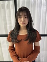 ヴァイス 新宿店(VAICE)&nbsp;オリーブグレージュハイライト×レイヤーカット