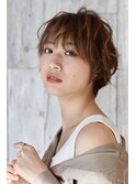 大人女性ショートカット　カットカラーTR♪