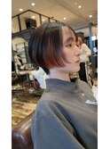 ショートにデザインカラー　　スタイリスト今村