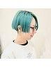 【透明感カラー】カット＋ケアブリーチ＋カラー
