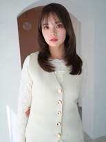 アンジェリカ 広島駅前店(ANGELICA)&nbsp;ANGELICA レイヤーカット 透明感カラー ショコラブラウン