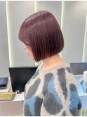 ◎綺麗なカットラインブリーチなしWカラーイメチェン美髪ボブ