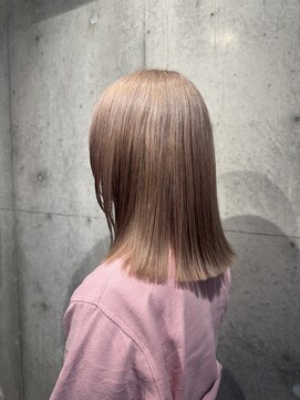 アンサム 下北沢店(UNSOME) 【下北沢】ピンクベージュ/レイヤーカット