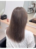 ダブルカラー必須◎シルバーグレー
