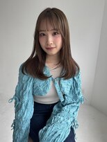 シクネ 新潟駅 万代(SHICUNE)&nbsp;ケイ＊ミディアムレイヤー　顔まわりカット