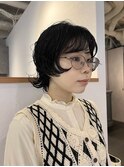 CAF FUKO ショートウルフカット/ニュアンスパーマ/大阪心斎橋