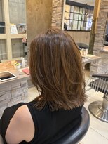 ヘアアンドメイク シークネクスト(HAIR&MAKE SeeK NEXT)&nbsp;レイヤースタイル/ベージュカラー