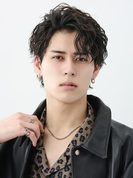 オーシャントーキョーオーバー 渋谷(OCEAN TOKYO OVER) メンズ波巻きツイスパニュアンススパイラルスパイキーショート