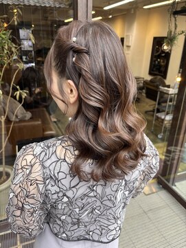 コレット ヘアー 大通(Colette hair) ハーフツイン/ツインアレンジ/ヘアセット/結婚式ヘア