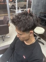 クレオ 福大通り店(CREO)&nbsp;スパイキーショート×テーパーフェード