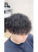 MEN'S HAIR/波巻きスパイラル/円町/北野白梅町