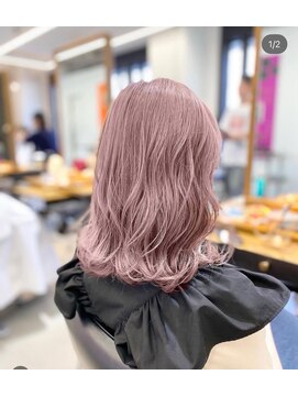 サニーズ(SUNNY'S by CONKS) 【ブリーチ2回◎】淡ピンク外ハネボブ