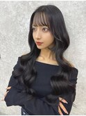 黒髪カタログ/オリーブグレー/小顔ヘア/ココアベージュ