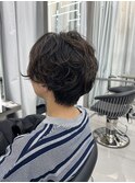 大人の朝楽パーマ/ショート/茗荷谷