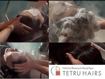テトルヘアーズ(TETRU HAIRS)の写真/非日常の特別体験 完全個室 あなただけの贅沢なひといき時間。ヘッドスパ/髪質改善/エイジングケア