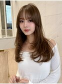 お洒落なレイヤーカットレイヤーボブ国分寺美容室ケアカラー
