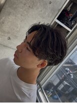 フィフスパーク(fifth PARK) 渋谷men'sフェザーパーマfifthセンターパートメンズパーマ微分け