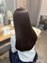 リラクオーレ 三宮 元町(LIRA CUORE) ショコラブラウン×髪質改善縮毛矯正