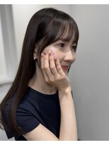 ミヨン 京都烏丸店(miyon)&nbsp;【miyon】韓国レイヤーカット×暗髪カラー×髪質改善