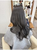 ブリーチ無しwカラー　グレージュ