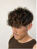 【メンズパーマ迷ったらこれ】(¥2380オフ)カット+パーマ+髪質改善TR+eスパ