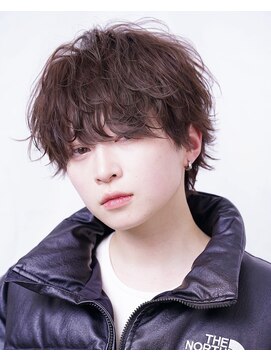 アイトーキョープラスシー 横浜(AI TOKYO+Sea) 横浜/メンズカット/ルーズパーマ/センターパート/シャドウパーマ