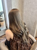 モア ヘアー ラウンジ ハザール 羽沢国大前店(moa hair lounge/ HAZZAR)&nbsp;透明感グレージュ×艶ロングレイヤー