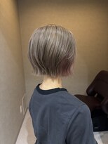 エン(en.) 【1ブリーチ】ハイトーンミルクティー×ちら見せインナーピンク