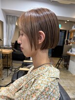 フェリチタ フィロ 大泉学園(FELICITA filo)&nbsp;ぱっつんボブ/切りっぱなしボブ/ベージュ