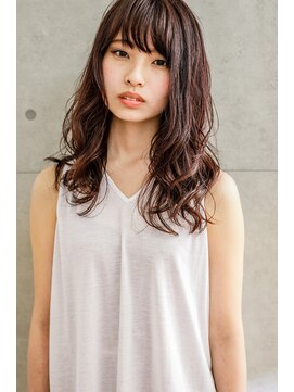 たさわ堂エンネ(enne) ピンクアッシュ系◆ふんわりロング【大上美奈子】