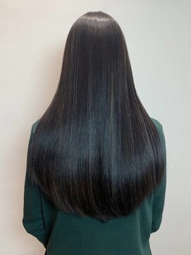 ハーバーズ バイ エムスラッシュ 鎌倉由比ヶ浜(Harbors by M.SLASH) HARBORS鎌倉/エアストレート/ブルーグレージュ/3Dハイライト