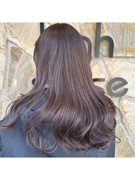 ナチュラルハイセンス 本店(natural high sense) ロング×ピンクベージュ＊似合わせカット/町屋駅