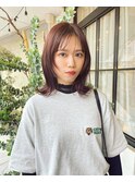 顔まわりレイヤー×外はねロブ