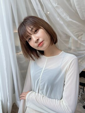 エレン 池袋(ElEn.) ナチュラルボブ/エレン池袋/髪質改善/小顔カット/似合わせ