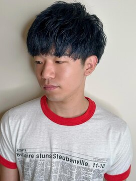 トップヘアーラウンジ 知立(TOP HAIR Lounge) ダークトーンもカッコいいネイビーブルー/ニュアンスカラー