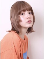 バーニー(BARNEY)&nbsp;似合わせカット小顔前髪マチルダボブウルフピンクベージュ0903