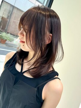 ミズチャーム(Ms.CHARM) セミディ/シアーカラー/イルミナカラー/韓国風レイヤーカット