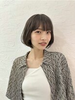 大人可愛い20代30代40代小顔ボブ☆丸みショート