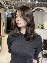 コフィー バイ メルト 吉祥寺(cofy by melt)&nbsp;【中澤彩乃】オリーブグレージュミディアムレイヤー透明感吉祥寺