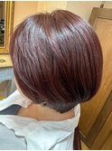 【レッドベージュ/似合わせボブ】#Ameri  